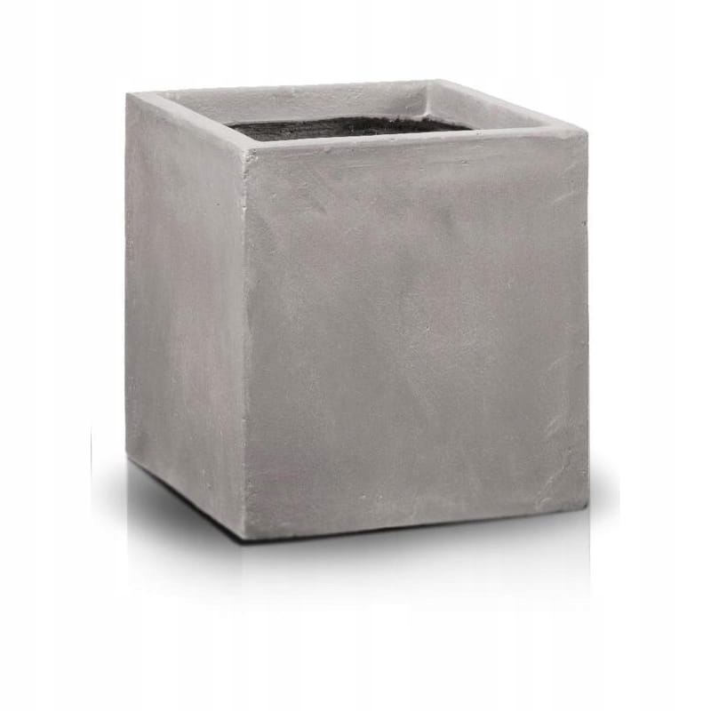 Polnix kvetináč 40 cm x 40 x 40 cm priemer 40 cm keramika odtiene sivej a striebornej